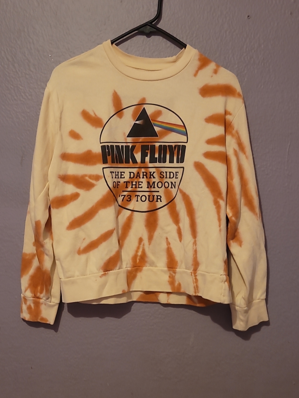 Pink Floyd White Cream Graphic T-Shirt Label Visible